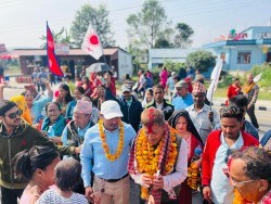 मकवानपुरमा एमालेका छ जना उम्मेदवार घरदैलो र कोणसभा व्यस्त, स्थानीयका समस्या पुरा गर्ने प्रतिवद्धता